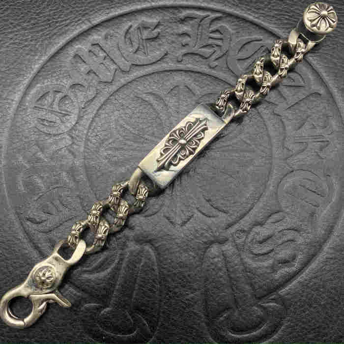 Lobster Button Cross Full Flower Bracelet