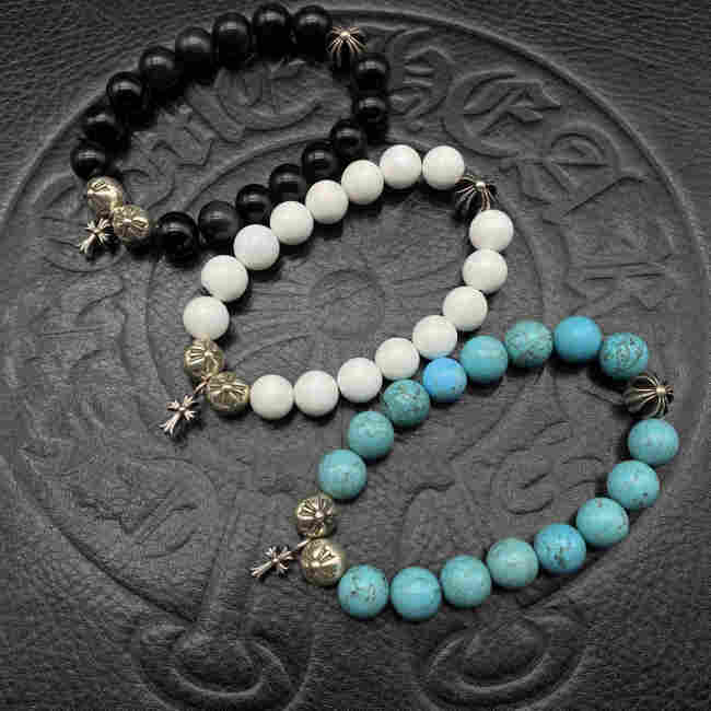 Four Silver Bead Bracelet