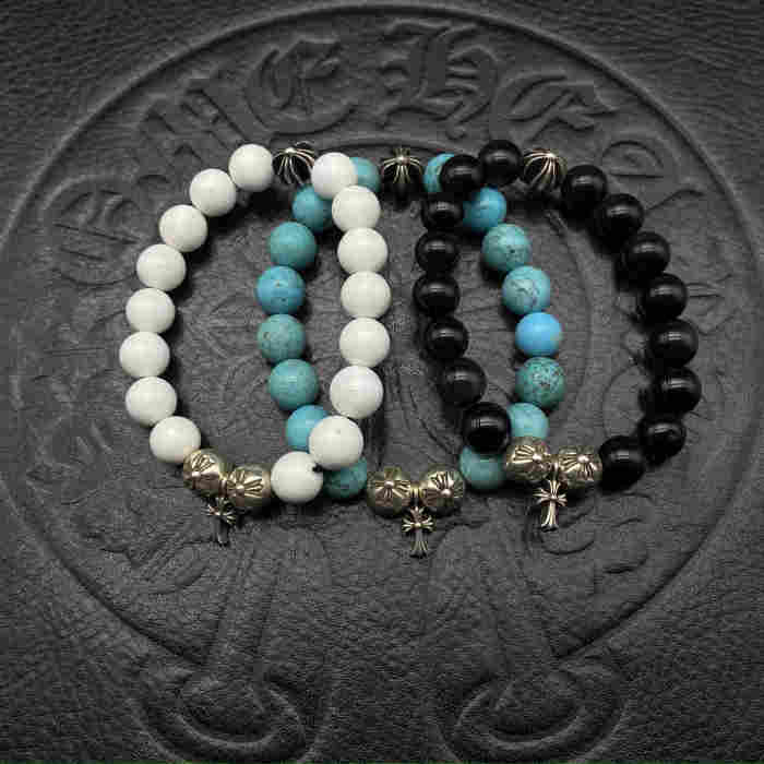 Four Silver Bead Bracelet