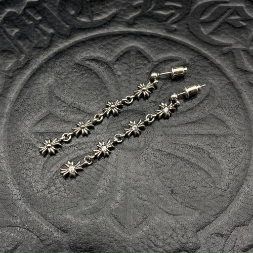 4 cross earrings with drill