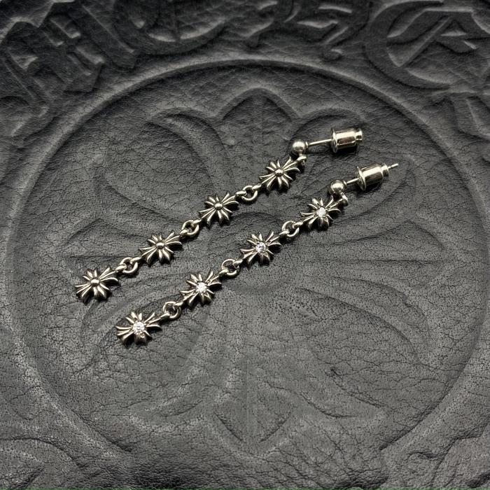 4 cross earrings with drill