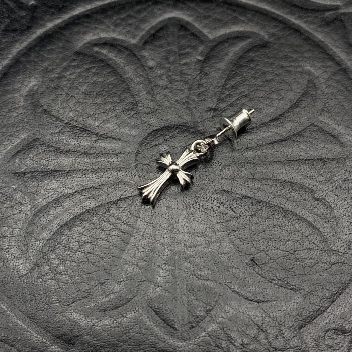 Platinum plated bbf earrings