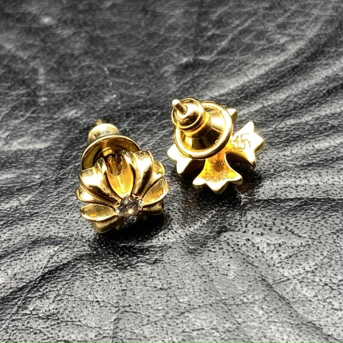 Gold plated CH PLS earrings