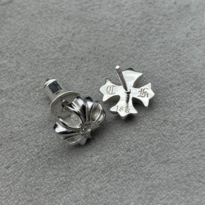 Platinum plated CH PLS earrings