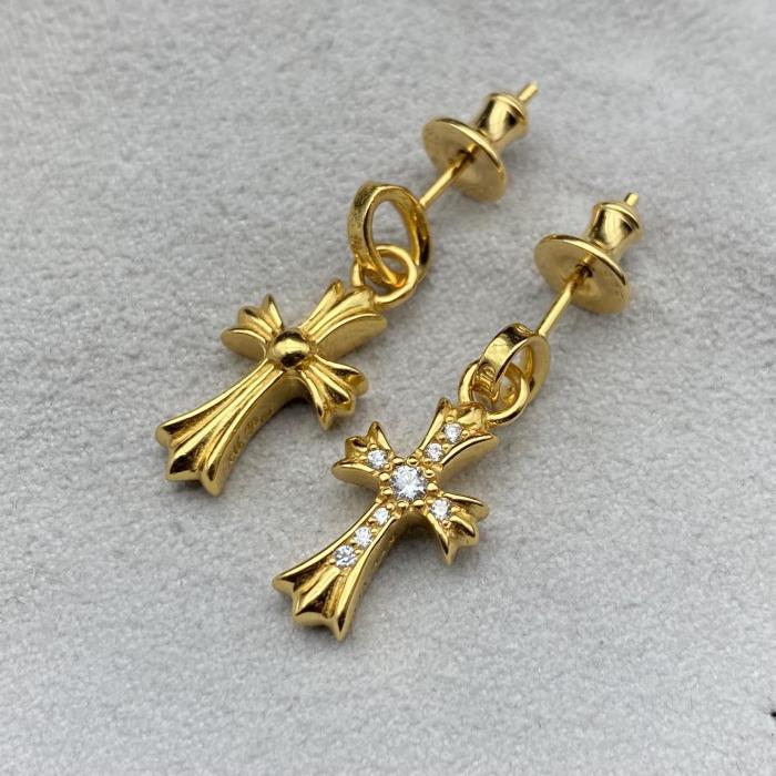 Gold plated bbf earrings