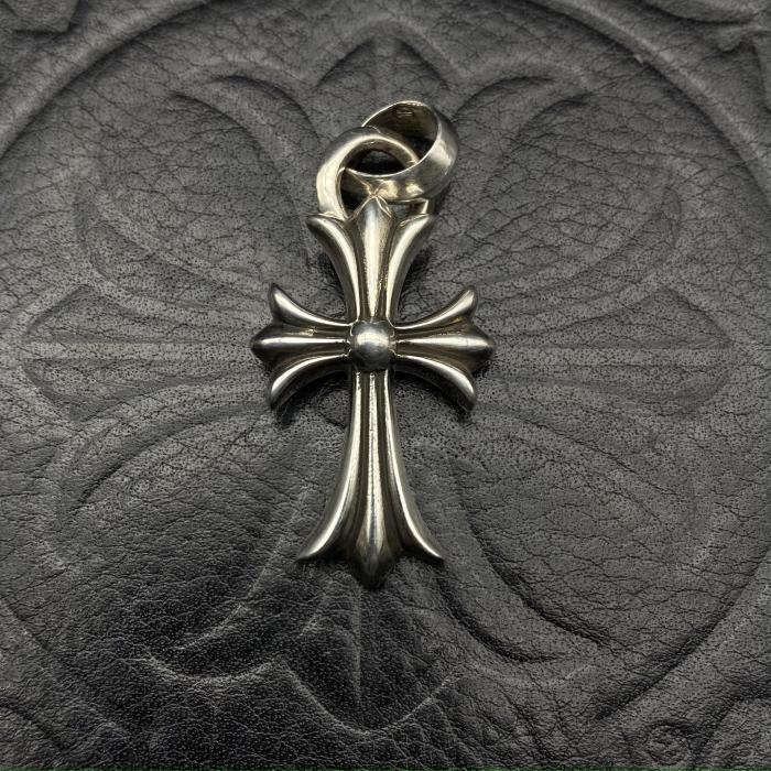 Medium Water Drop Cross Pendant