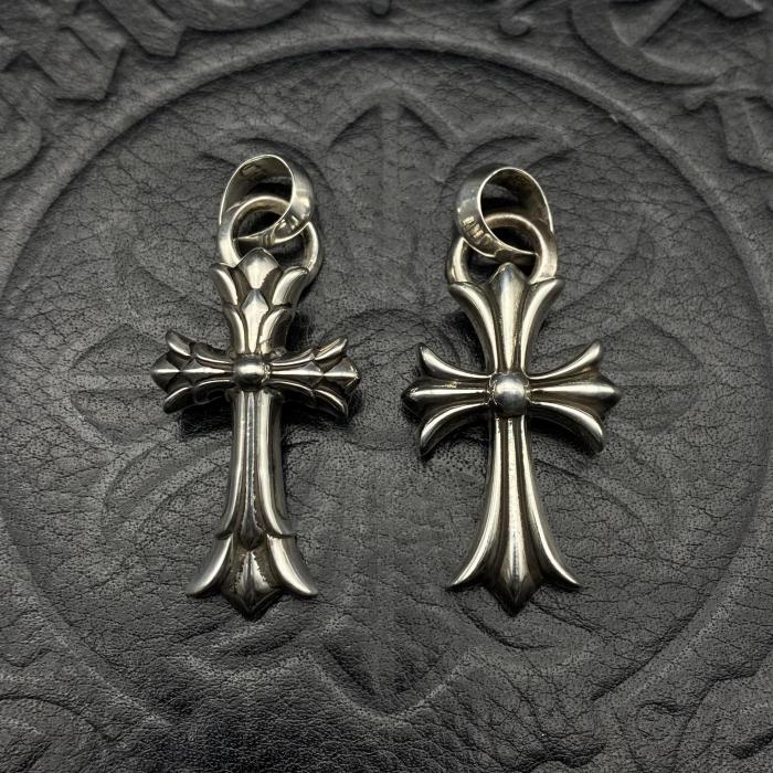 Medium Water Drop Cross Pendant