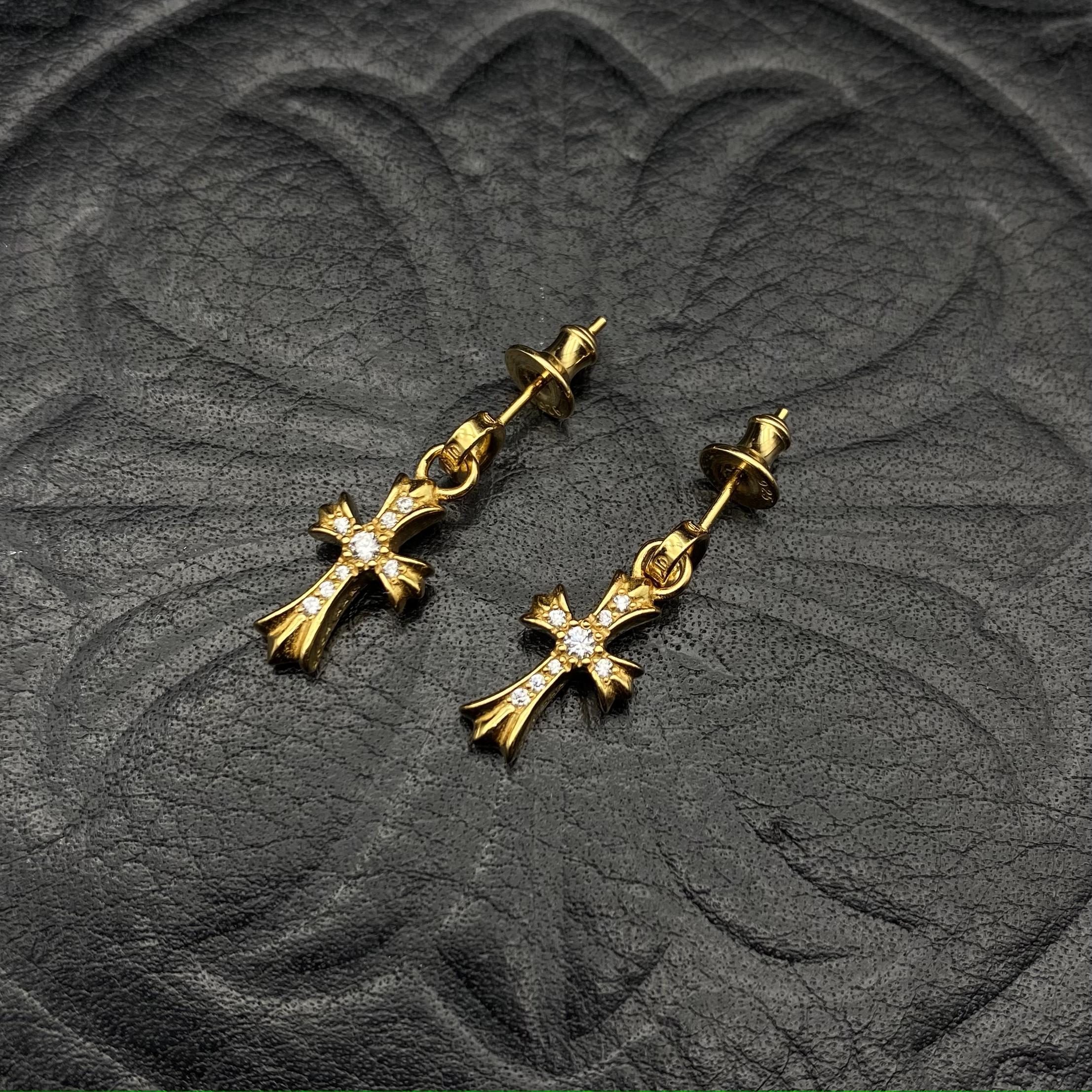 US$ 48.00 - Gold plated bbf earrings - www.direct-survivalworld.com