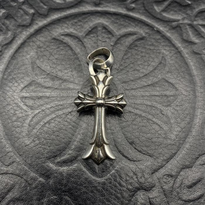 Medium Water Drop Cross Pendant