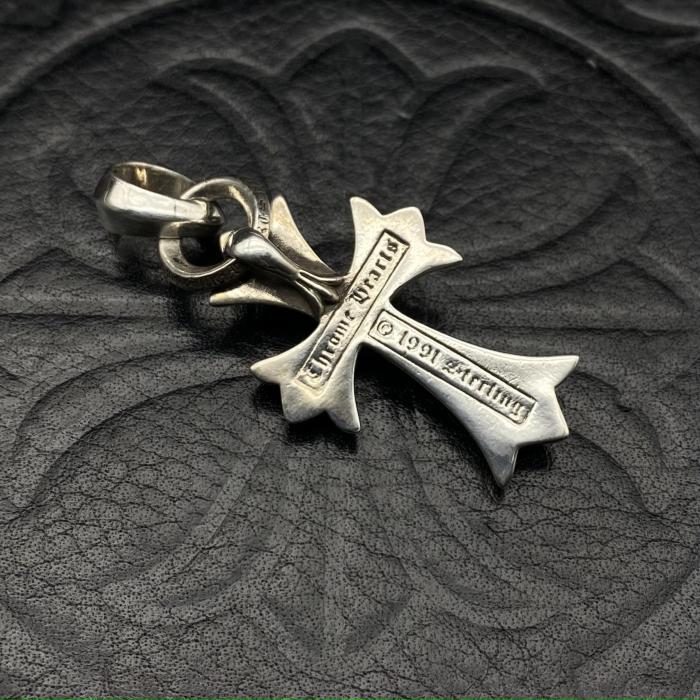 Medium Water Drop Cross Pendant