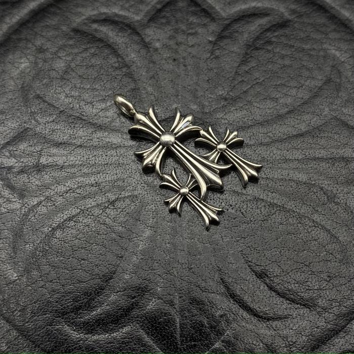 Small size 3 cross pendant