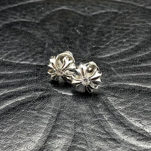 Platinum plated CH PLS earrings