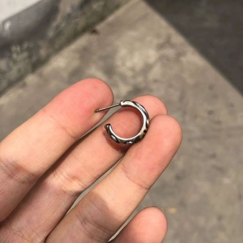 Half ring earrings