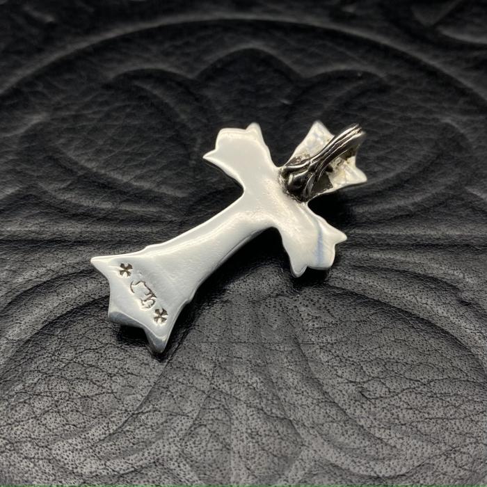 Medium double layered cross pendant