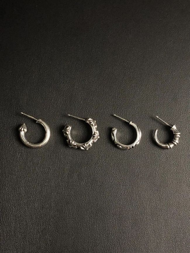 Half ring earrings