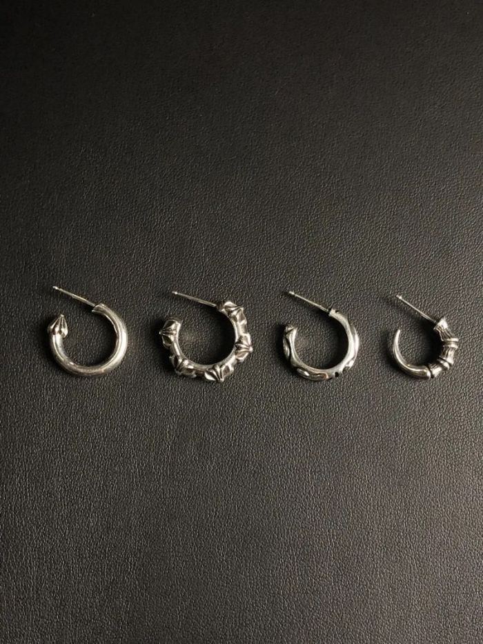 Half ring earrings