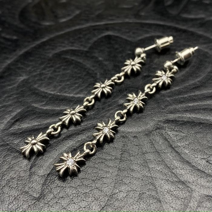 4 cross earrings with drill