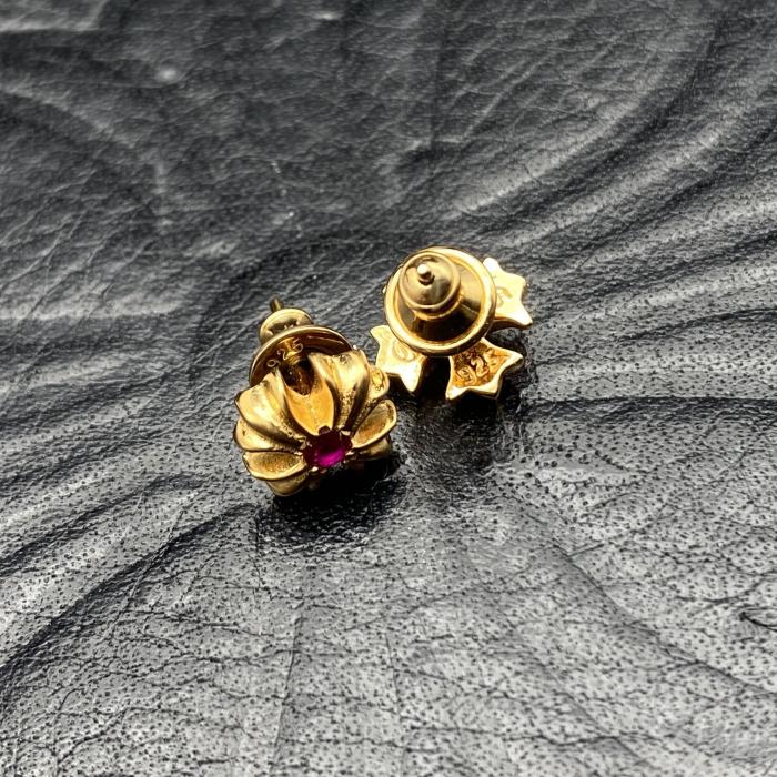 Gold plated CH PLS earrings