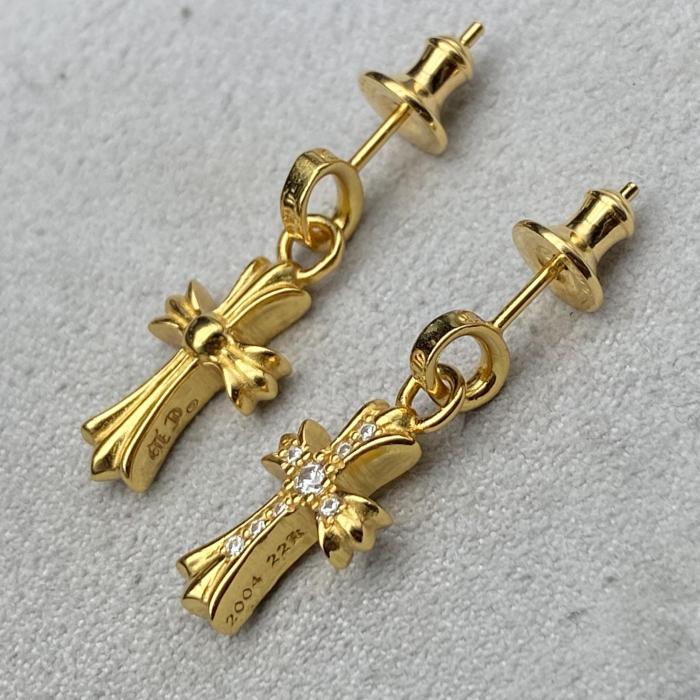 Gold plated bbf earrings