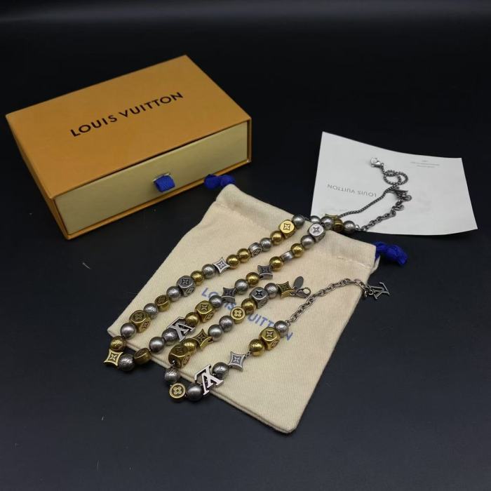 Bead bracelet necklace