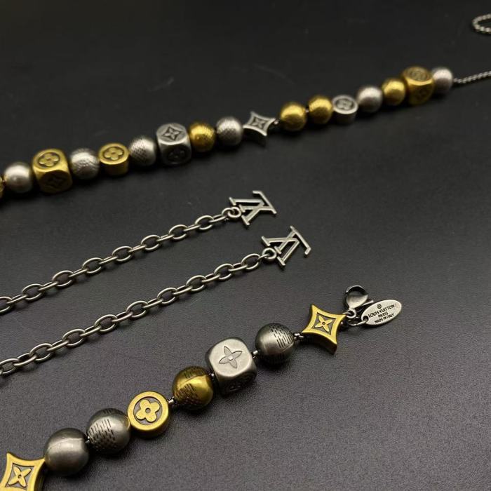 Bead bracelet necklace