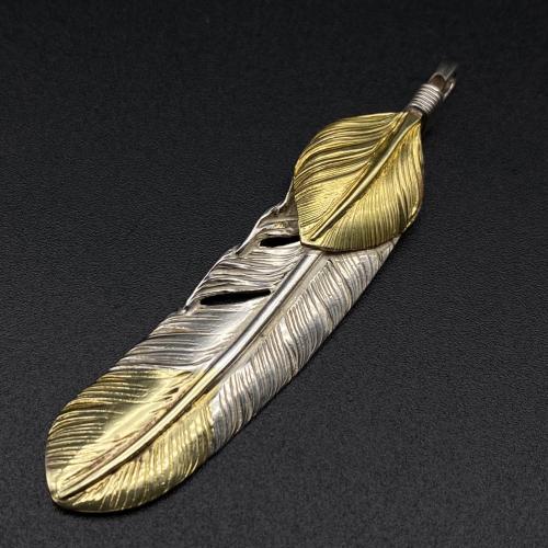 Golden Leaf Half Golden Feather