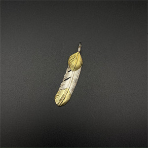Golden Leaf Half Golden Feather