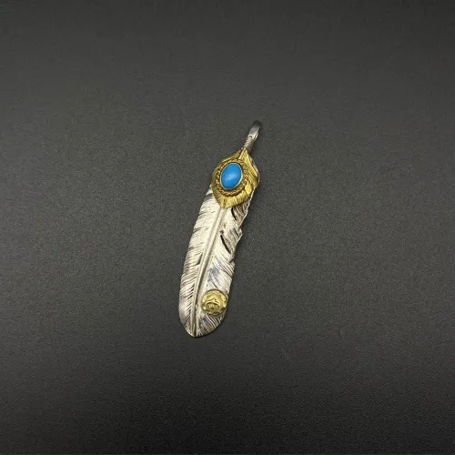 Turquoise, gold leaves, dots, gold feathers