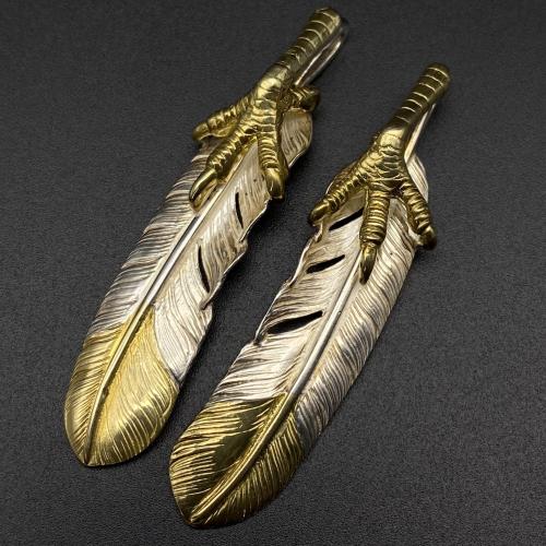 Eagle Claw Half Gold Feather