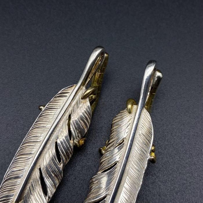 Eagle Claw Half Gold Feather