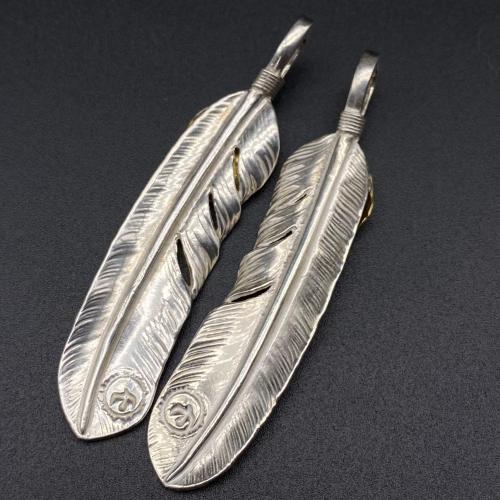 Golden Leaf Element Feather