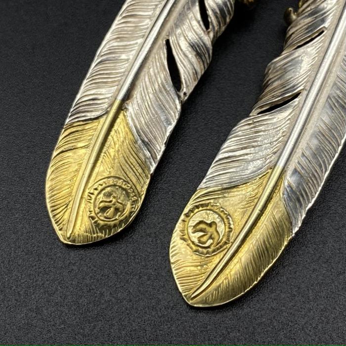 Eagle Claw Half Gold Feather