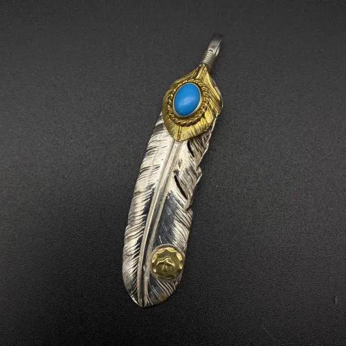 Turquoise, gold leaves, dots, gold feathers
