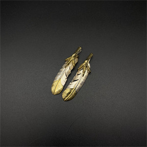Eagle Claw Half Gold Feather