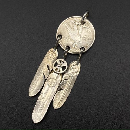 Indian Feather Wind Chime Pendant