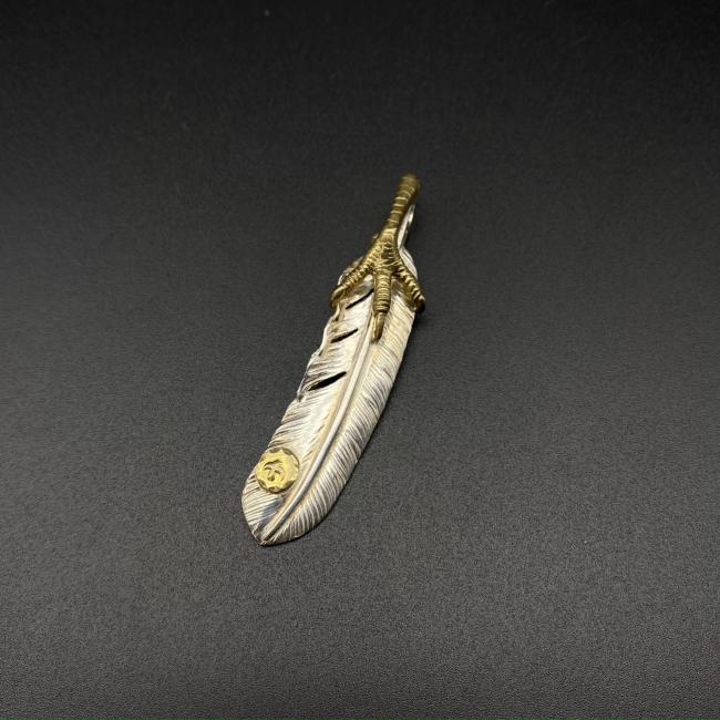 Eagle Claw Point Gold Feather