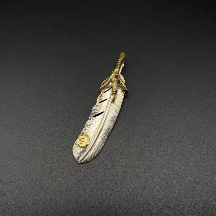 Eagle Claw Point Gold Feather