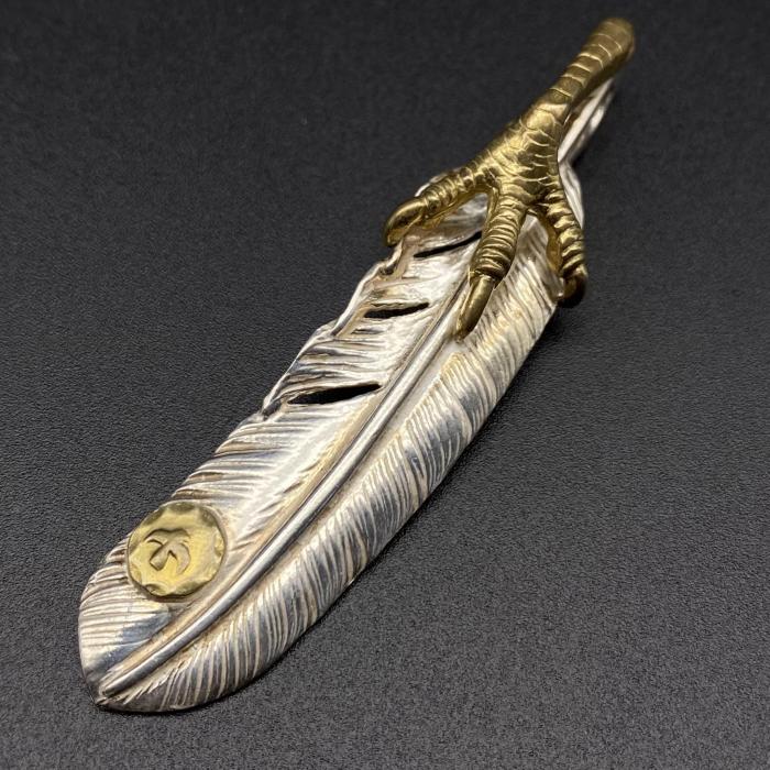 Eagle Claw Point Gold Feather