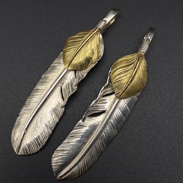 Golden Leaf Element Feather