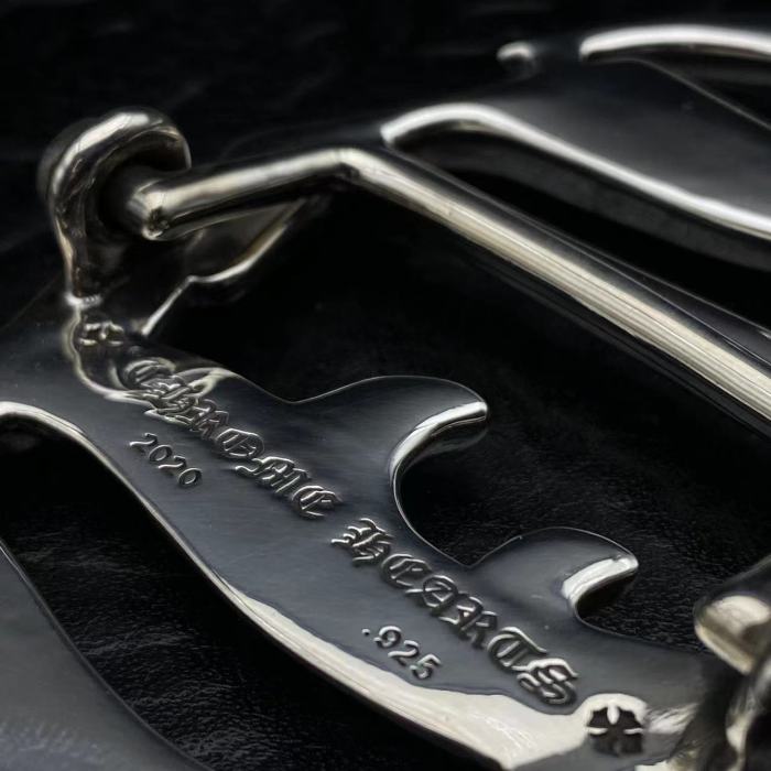 CH letter belt buckle