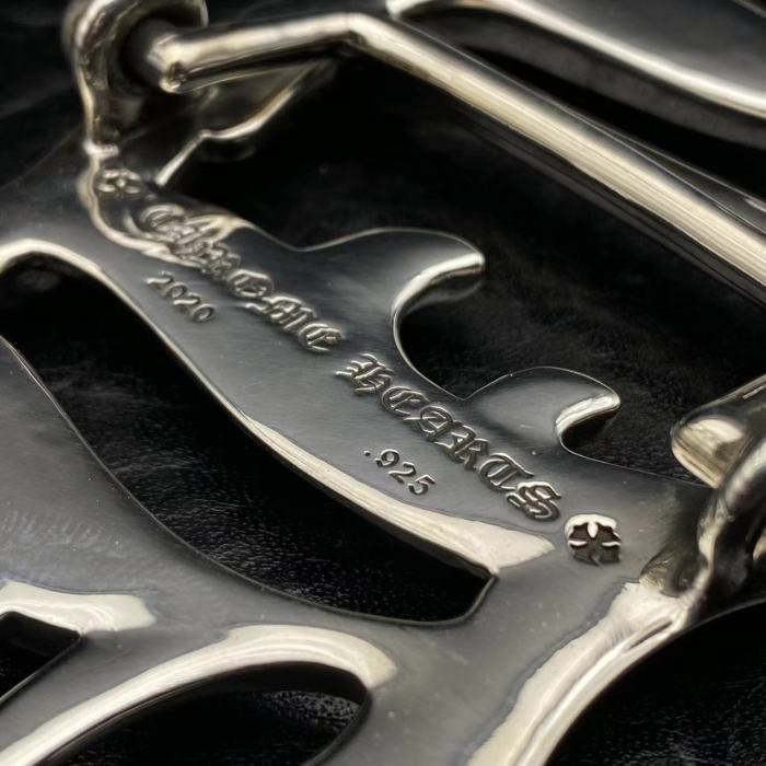 CH letter belt buckle