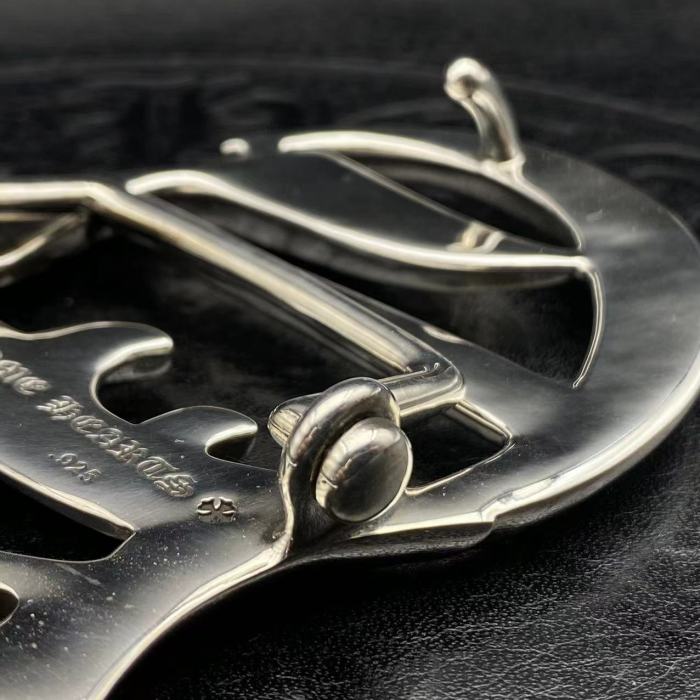 CH letter belt buckle