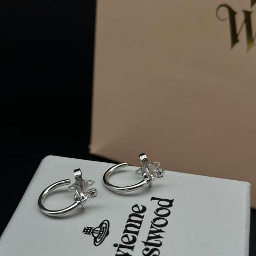 Silver Ring Saturn Earrings