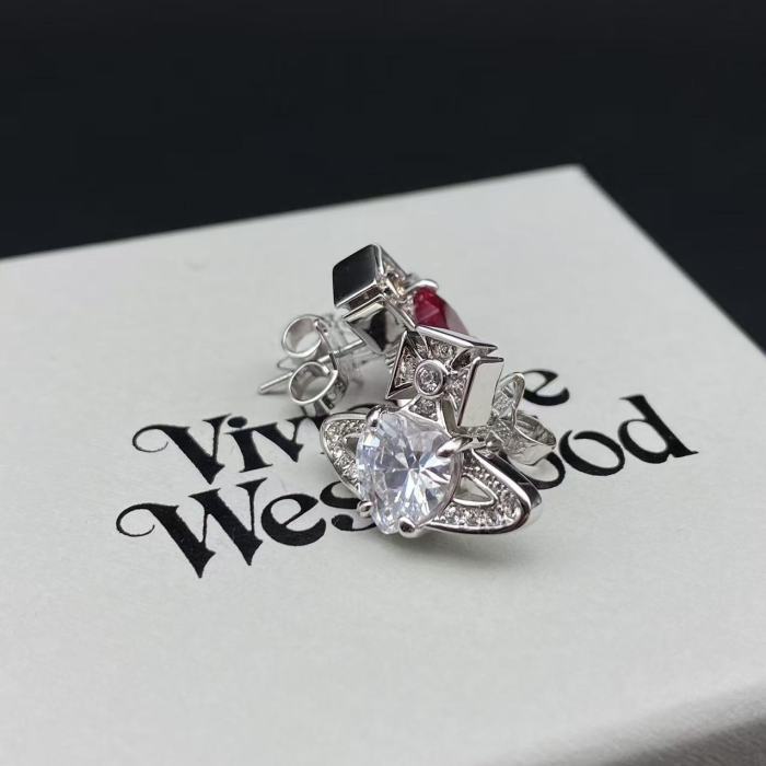 heart-shaped earrings