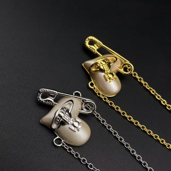 Love pin chain necklace/bracelet