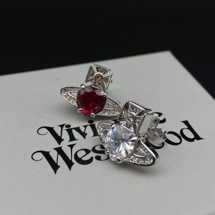 heart-shaped earrings