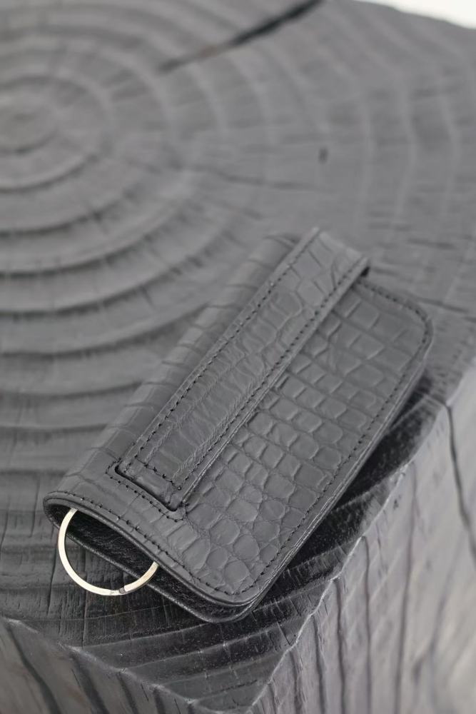 Cross Silver Chain Key Bag