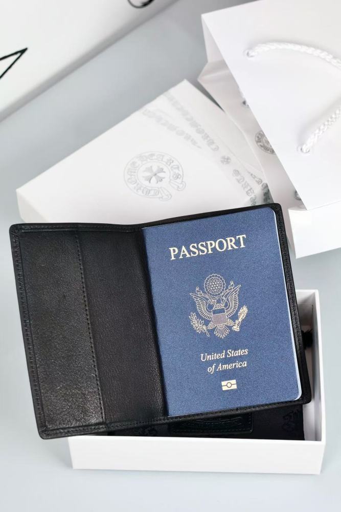 Flame Cross Passport Bag