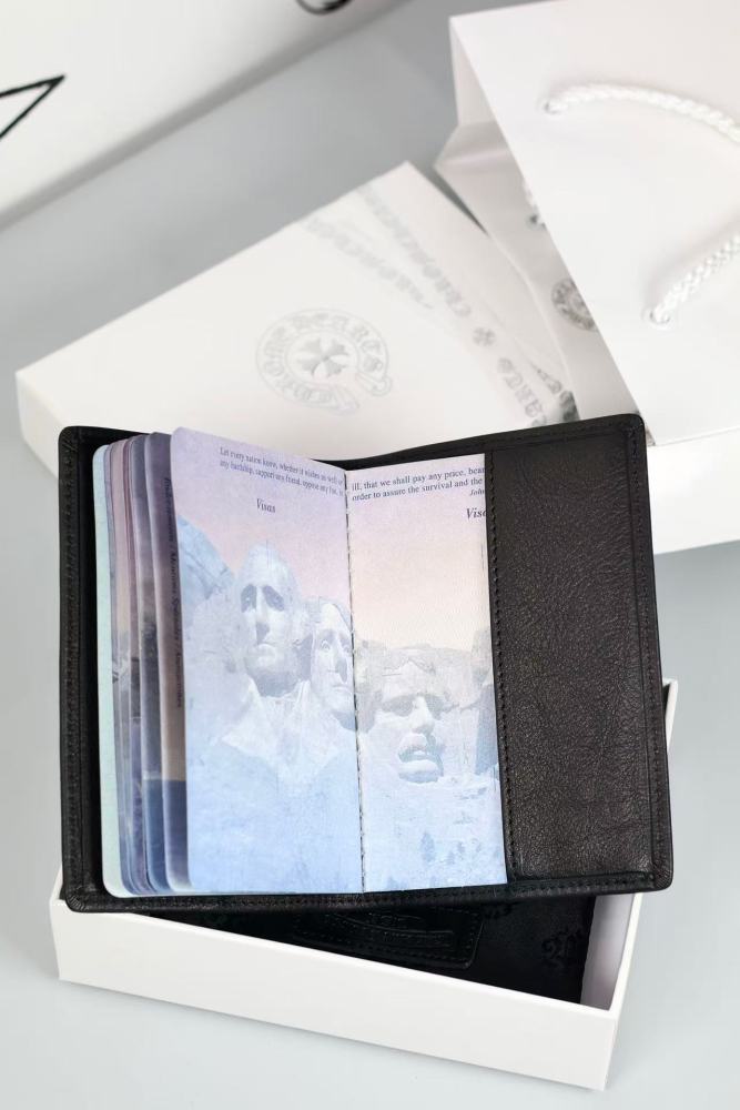 Flame Cross Passport Bag