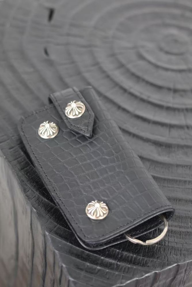 Cross Silver Chain Key Bag